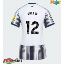 Camiseta Newcastle United Malick Thiaw #12 Primera Equipación para mujer 2026-27 manga corta